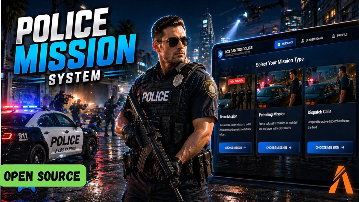 Police Mission System V2 | QBCore / Qbox / ESX